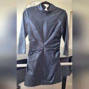 Zara faux leather dress